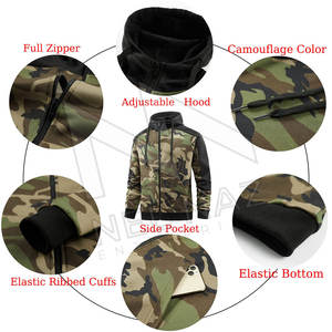 Nouveauté, survêtement décontracté à imprimé camouflage 100% coton pour hommes, vêtements de sport de jogging pour la course à pied - Product Image 4