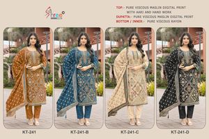 Tenue de fête traditionnelle Salwar Kameez de la meilleure qualité avec un tissu confortable et un ajustement parfait - Product Image 3