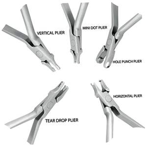Herramientas dentales de ortodoncia, alicates para sujeción y ajuste de arco recto, asiento de banda, fuente Manual certificada CE - Product Image 4