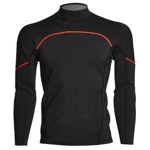 Maillot de sport pour homme Rash Guard en spandex et polyester, extensible, respirant, léger, technologie de séchage rapide, vêtements de course - Product Image 3