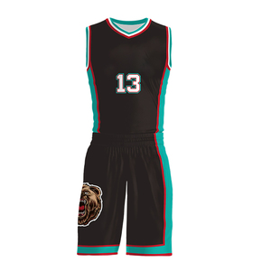 ชุดบาสเก็ตบอลสำหรับฤดูร้อนที่สามารถปรับแต่งได้พร้อมแผงไหล่ชุดเกมที่มีชื่อทีมพิมพ์ที่กำหนดเอง - Product Image 5