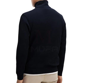 Vente en gros 2024 sweat-shirt en coton demi-quart personnalisé col haut à manches longues teint uni dans toutes les couleurs pour l'hiver - Product Image 5