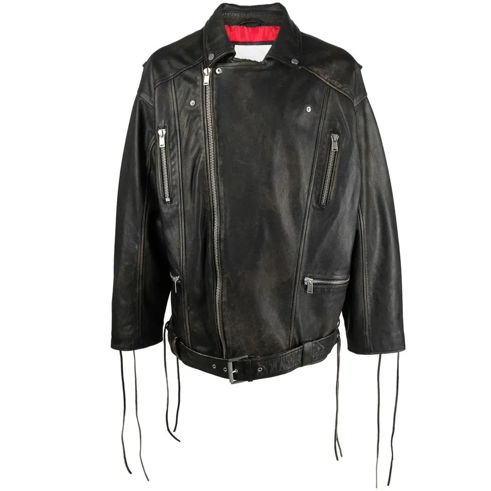 Professional Manufactures Full Sleeves Men Fashion Leather Jacket Waterproof Leather jacket In Premium price OEM Service