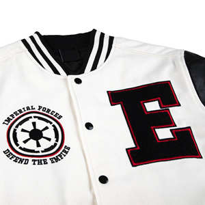 OEM venta al por mayor de alta calidad de lana y cuero Varsity Jacket para hombres Letterman College Baseball Bomber Varsity Jacket para hombres - Product Image 3