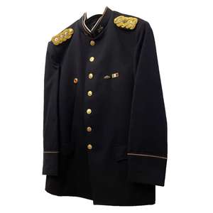 Jacket of the Argentine Infantry social or gala winter uniform finest dark <b>blue</b> coat and gold embroidery Uniform - Product Image 5