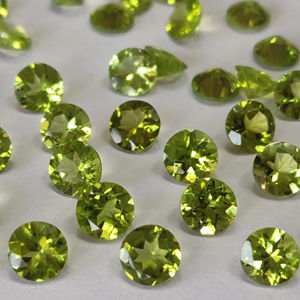 Peridoto natural Corte redondo 1,50mm Peridoto suelto facetado Calidad superior - Product Image 1