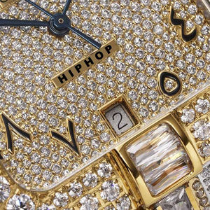 Montres pour hommes Luxe Iced Out Buste Lab Grown Diamond Down Watch Bijoux avec Rond Brillant Sparkle in Fashion Brand - Product Image 5