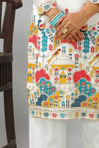 Diseñador Party Wear Look Top-Dupatta con bordado pesado - Product Image 5