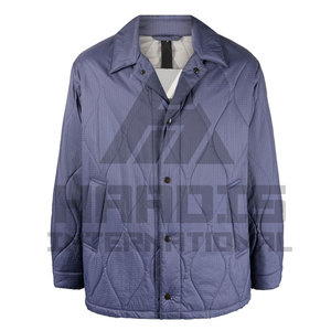 Vestes d'entraîneur à manches longues personnalisées de la meilleure qualité pour hommes vestes d'entraîneur à bas prix Veste d'entraîneur matelassée de la meilleure qualité pour hommes - Product Image 1