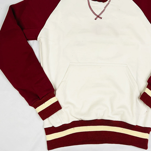 เสื้อสเวตเตอร์คอกลมลายตัวอักษร phi Nu Pi chenille โลโก้แบบสวมหัวผ้าฟลีซแบบถักสองชั้น - Product Image 3