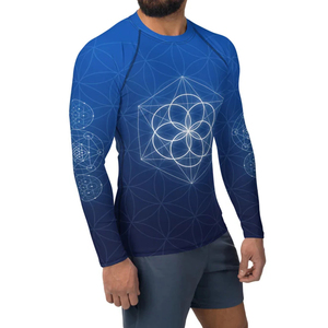 Ventes en gros de rashguards pour hommes à prix raisonnables, style unique, rashguards en polyester et nylon pour hommes, logo personnalisé avec design OEM - Product Image 4