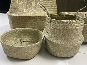 HOT SELLING seagrass belly basket for organizing clothes toys and items suitable for everyday home <b>storage</b> use Vietnam - Product Image 6