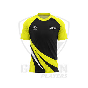 Venta al por mayor camiseta unisex 100% poliéster Spandex tejido personalizado impresión por sublimación diseño de logotipo de gran tamaño para los hombres - Product Image 5