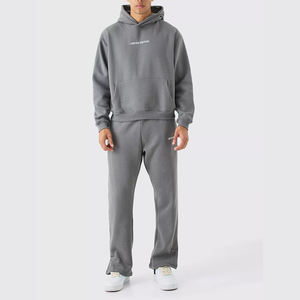 Chándal de hombre de alta calidad, ropa deportiva de entrenamiento de gimnasio, Sudadera con capucha y pantalones de Jogger, suministro OEM - Product Image 4