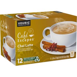 Café Escapes Chai Latte, dosettes K-Cup individuelles Keurig, 72 unités - Product Image 2