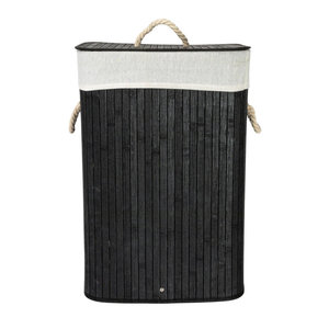 ตะกร้าซักผ้าไม้ไผ่ที่มีด้ามจับที่สะดวกสบาย - Product Image 3