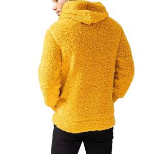 Textiles Fabrics <b>Men's</b> Hoodie 100% Cotton <b>Men's</b> Sharpa <b>Fleece</b> Hoodies <b>Men's</b> Hooded <b>Jackets</b> OEM/ODM basics - Product Image 5