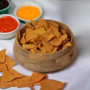 Bol de service en bois de qualité supérieure avec texture lisse, idéal pour les collations des enfants, les soupes, les salades et les repas à la maison et au restaurant. - Product Image 2