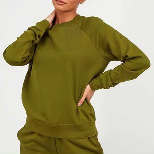 Sudadera Casual de Invierno para Mujer, 100% Algodón, Cuello Redondo, Manga Larga, Transpirable, de Secado Rápido, Diseño Personalizable - Product Image 2