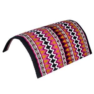 Almohadillas de sillín de equipo de montar occidental de lana duraderas y cómodas hechas a medida y Manta de espectáculo de desfile forro de polialgodón tejido a mano OEM - Product Image 2