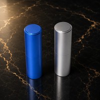 Atomiseur de parfum à fine brume WeiLi 20 ml, flacon de voyage rechargeable en aluminium électrolytique rotatif, mini pulvérisateur cosmétique