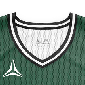 Camiseta Deportiva Ligera de Malla con Diseño de Ondas Verdes Sólidas, Personalizable, para Hombres, Mujeres y Estudiantes - Product Image 3