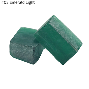 Nano Diamante en Bruto Cultivado en Laboratorio # 03 Esmeralda sintética verde simulada, materia prima, resistente al calor, grado lapidario, para tallado de gemas - Product Image 2