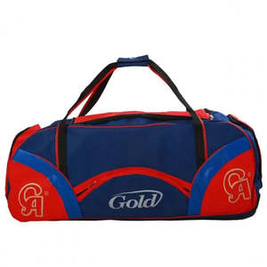Sac d'équipement de cricket professionnel CA avec capacité supérieure à 3000 et roulettes - Bleu/Rouge - Product Image 1