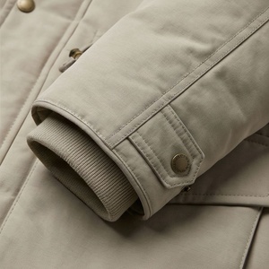 Nouvelle arrivée, parka pour homme à manches longues, veste d'hiver personnalisée en gros, manteau thermique chaud coupe-vent, vêtements d'extérieur tendance - Product Image 6