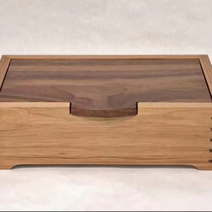 Caja de joyería y cosméticos de regalo artesanal de madera maciza de calidad HIHG multifuncional para decoración navideña - Product Image 1