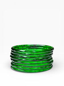 Brazaletes de Vidrio Facetado Verde Oscuro de Primera Calidad, Color Sólido, Imitación de Perla, Joyería de Moda para Bodas - Venta al por Mayor - Product Image 2