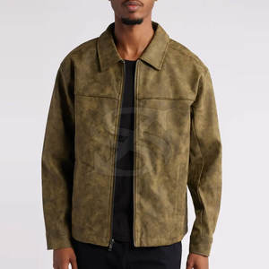 Vestes en cuir personnalisées de bonne qualité, veste d'hiver pour hommes 2025 à vendre, vestes confortables et tendance - Product Image 1