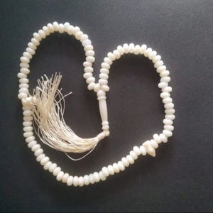 Tasbih Islámico, Cuentas de Oración Musulmanas, Misbaha, Cuentas Blancas, Tasbeeh en Venta, Regalos Islámicos, Accesorios de Oración, Cuentas de Tasbih - Product Image 1