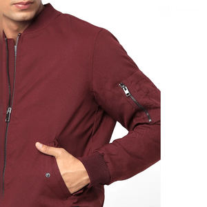 Veste bomber MA1 en nylon pour homme, personnalisée OEM, pour l'hiver, brodée, style streetwear, veste bomber MA1 pour homme - Product Image 5