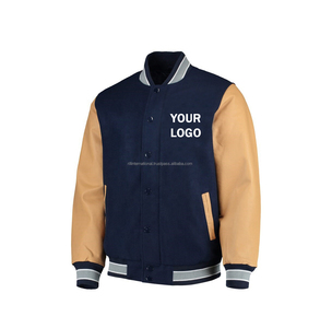 Chaqueta Varsity con Logotipo Personalizado OEM, Chaqueta Letterman de Lana y Cuero para Hombre, Venta al Por Mayor - Product Image 3