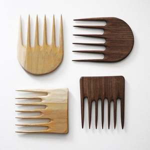 Estética mejor viaje portátil estilo chino hecho a mano sándalo pintado tallado peine de madera - Product Image 5