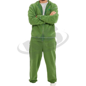 Conjuntos Deportivos para Hombre con Cierre, Venta al Por Mayor, Logotipo Personalizado, Corte Regular, Sudadera Informal, Pantalones Deportivos Cómodos y Transpirables - Product Image 1
