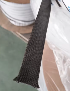 Ruban plat en fibre de verre pour isolation thermique, largement utilisé dans les équipements industriels et les cheminées. - Product Image 2