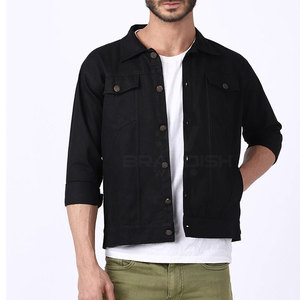 Chaqueta vaquera transpirable para uso en exteriores para hombre, venta al por mayor, chaqueta de invierno de algodón hecha con logotipo personalizado para hombre, hecha en Pakistán - Product Image 1