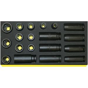 Stahlwille 19-Piece <b>Impact</b> <b>Socket</b> Wrench Set with TCS Inlay - Product Image 1