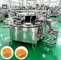 Machine à faire des cornets de gaufres pour la crème glacée, machine à fabriquer des cornets de gaufres, ligne de production de cornets de gaufres