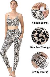 Leggings de Alta Calidad para Mujer con Bolsillos, Cintura Alta, Control de Abdomen, Pantalones de Yoga para Hacer Ejercicio, Leggings de Talla Grande para Mujer - Product Image 4