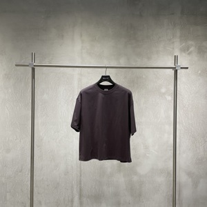 T-shirt pour homme en soie glacée SORONA 240g, coupe ample, couleur unie, manches courtes - Product Image 1