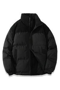 OEM personalizado mejor calidad de los hombres de invierno Puffer chaqueta Stand Collar estilo Casual con bordado decoración tamaños hasta 4XL - Product Image 3