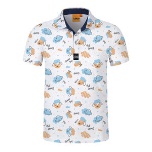 เสื้อยืดสำหรับผู้ชายใส่สบายกันยูวี & แห้งเร็วสำหรับเล่นกอล์ฟ/โปโล - Product Image 3