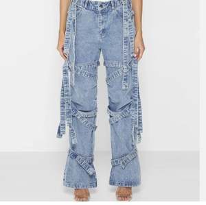 Pantalons en jean cargo à taille haute pour femmes en gros, pantalons en jean cargo à jambes larges, vêtements de rue, mode, pantalons en jean cargo pour femmes - Product Image 5