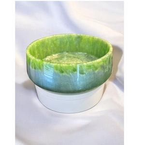Handmade White Resin <b>Salad</b> <b>Bowl</b> <b>and</b> <b>Servers</b> Eco-Friendly <b>and</b> Lightweight Tableware Customized for Food Serving <b>and</b> Parties - Product Image 2