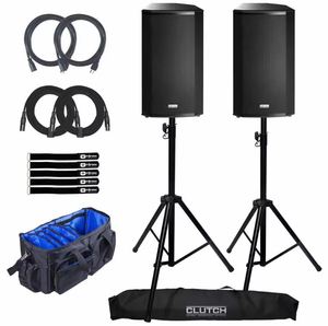 VEN-TIS 112A Altavoces Activos de 2 Vías y 12 Pulgadas con Soportes, Paquete Doble - Product Image 2