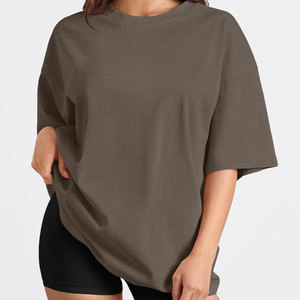 Camiseta de Yoga de Manga Corta para Mujer, Personalizada, Suave, al por Mayor, Camiseta Deportiva para Niñas, Camiseta Deportiva de Nailon y Elastano, Ropa Deportiva Activa 2115 - Product Image 1