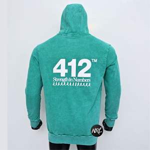 Acis Wash Streetwear Heavyweight Fleece Hoodie Hombres Oversized Acid Washed Hoodie Custom Bordado logo Transpirable - Product Image 5